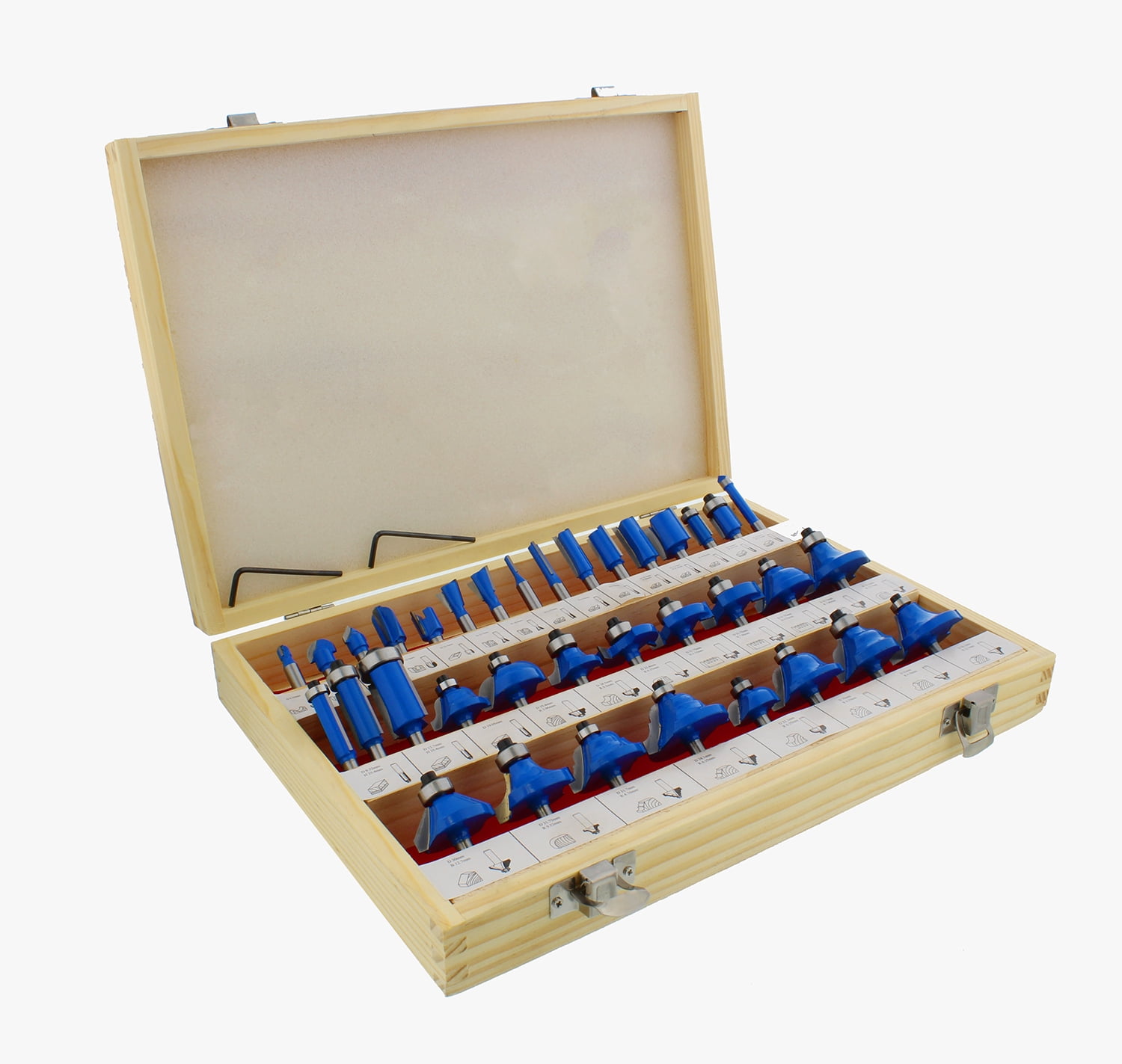 ABN Tungsten Carbide Router Bit 35-Piece Set 1/4" Inch Shank Drill Bits Kit ABN Tungsten Carbide Router Bit 35-Piece Set 1/4" Inch Shank Drill Bits Kit