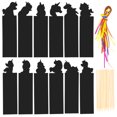 thumbnail image 4 of 24Pcs Scratch Rainbow Bookmarks DIY Making Scratch Paper DIY Gift Craft, 4 of 9