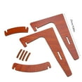 thumbnail image 3 of Universal L-Framed Wood Guitar Stand Portable Ukulele String Instrument Holder, 3 of 15