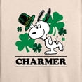 thumbnail image 3 of Peanuts - Snoopy Charmer  - Women's Lightweight French Terry Long Sleeve Shirt, 3 of 6