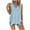 Blue, variant on fatyb Plus Size Tank Tops for Women V Neck Eyelet Embroidery Shirts Sleeveless Loose Casual Beach Blouses