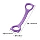 thumbnail image 3 of Stretch Elastic Strap for Yoga Pilates | Figure 8 Silica Gel Resistance Band | 40lb High-Tension Back Shoulder Flexibility Trainer | Pink Purple | 19.7x5.91x1.97in | 1 Pack, 3 of 6