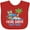 Red, variant on Inktastic Surfing Future Surfer Bear Boys or Girls Baby Bib