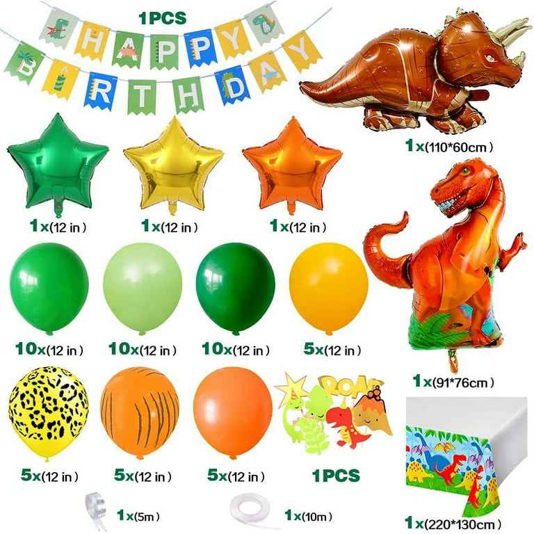 Dinosaur Party Decorations 135 Pcs Dinosaur Birthday Party