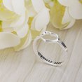 thumbnail image 3 of s De s De Pareja De Del Corazón De Corazón Hueco - Joyería De Mujer - Plata Sunnimix Anillos de dedo de nudillo, 3 of 8