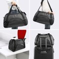 thumbnail image 5 of PcEoTllar Cat Carrier Airline Approved Pet Carrier, Dog Carrier, Puppy Carrier, Outdoor Carrier, Black, 5 of 9