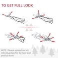 thumbnail image 6 of 7.5 Foot Pink Flocked Christmas Tree with 500 Warm White Pre-Lit LED Lights, 1346 Branch Tips for Holiday Party Decor, 6 of 6