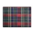 thumbnail image 5 of Yayeee Area Rugs for Living Room 5.2'x4' Non Slip Washable Bedroom Floor Carpet, Warm Tartan Mosaic, 5 of 5