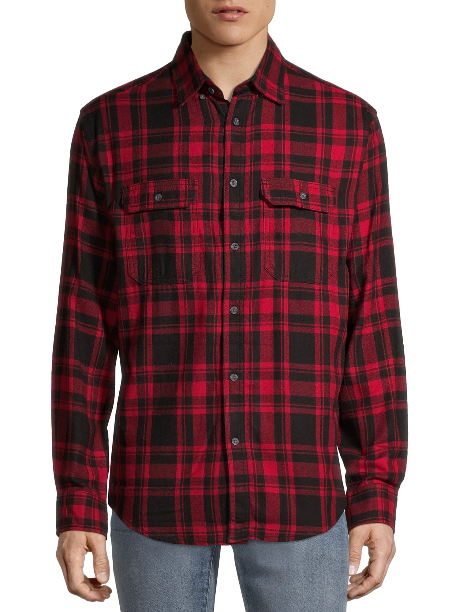 big man flannel shirts