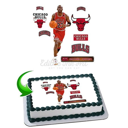 Michael Jordan Edible Image Cake Topper Icing Sugar Paper A4 Sheet