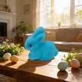 thumbnail image 6 of Beautynvta Easter Bunny Decorations, Flocking Foam Bunny Figurines, Small Decorative Rabbit Statue for Easter Wreath Flower Branch Accessories Decorations, Blue, 6 of 7