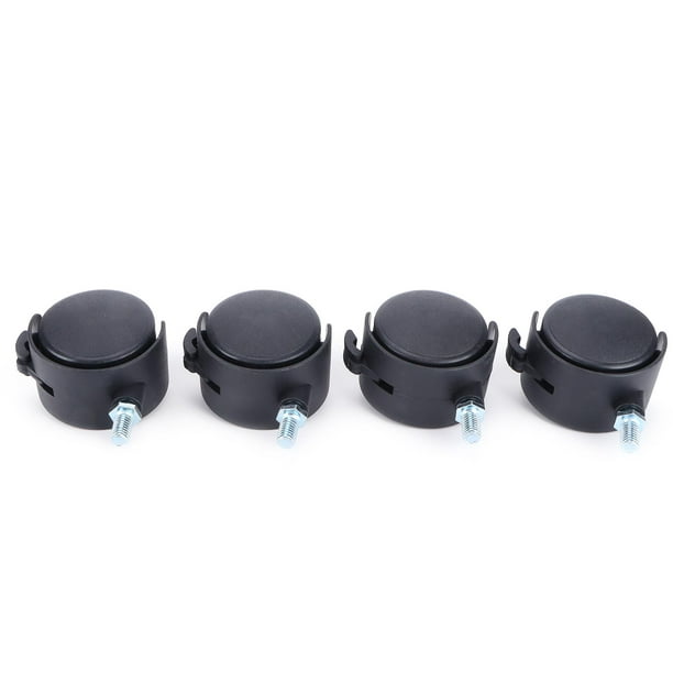 4 ruedas universales de 2 pulgadas con freno silencioso, ruedas giratorias de 360 grados, suministro de muebles