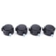thumbnail image 1 of 4 ruedas universales de 2 pulgadas con freno silencioso, ruedas giratorias de 360 grados, suministro de muebles, 1 of 15