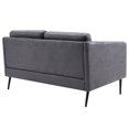 thumbnail image 5 of 134 * 71 * 74 cm Paño de estampado en caliente con almohada Silla circundante de dos plazas Sofá interior de dos plazas Ajuste gris oscuro Tela elástica Sofá Protector Sofá Protector para mascotas Verde 1 plaza (gris 3 plazas) esquí esquí Gafas de esquí, 5 of 5