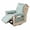 Bean Green, variant on TOPCHANCES Recliner Chair Cover, Small Recliner Slipcover for Dogs Seat Width to 23 Inch, Cooling Ice Silk Amrchair Protector Covers, Gray
