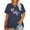 B-Dark blue-1, variant on XCHQRTI Heart Women Graphic Shirt Plus Size 4th of July Short Sleeve Shirt Valentine's Day Top
