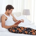 thumbnail image 5 of Yiaed Sunflowers Print Men's Lounge Pants, Loose PJ Bottoms, Long Pajama Pants for Men-XX-Large, 5 of 6