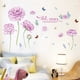thumbnail image 1 of Un conjunto de pegatinas de pared románticas con flores de mariposa, pegatinas de pared para, 1 of 5
