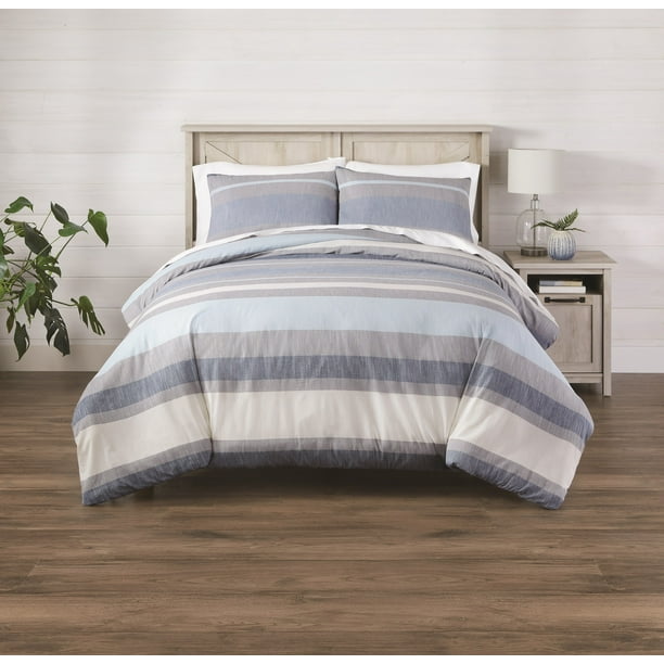 Better Homes Gardens 3 Piece King, Blue And Grey King Bedding Sets