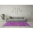 thumbnail image 3 of Ahgly Company Indoor Rectangle Abstract Purple Modern Area Rugs, 7' x 9', 3 of 4
