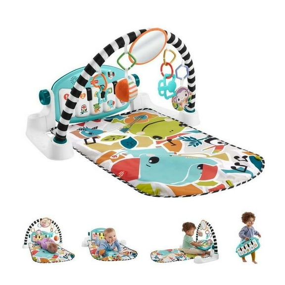 Gimnasio para Bebés Fisher Price Baby Piano Pataditas Musicales Brilla y Crece