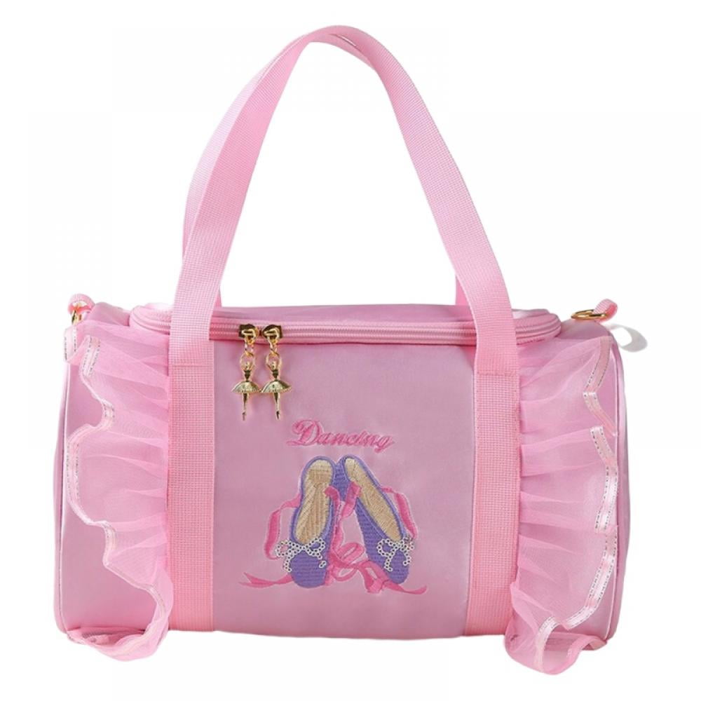 Girls Ballet Bag Dance Duffle Bag Backpack Ballerina Shoulder Bag Handbag Carry 