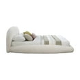 thumbnail image 5 of Meridian Furniture Genesis Cream Teddy Fabric King Bed, 5 of 6