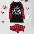 thumbnail image 2 of Odeerbi Christmas Pajamas For Family Matching Outfits O-Neck Long Sleeve Crawl X-max Print Pajamas Set Children, 2 of 6