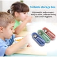 thumbnail image 4 of Nvzi 6Pcs Children Flatware, Toddler Spoons & Forks for Kids, Stainless Steel Kids Flatware, Baby Safe Utensils with Travel Carrying, Ideal for Home Restaurants & Preschools Pink Green Blue K-M050, 4 of 5