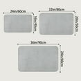 thumbnail image 6 of Unique Bargains Bathroom Mat Memory Foam Non-Slip Bath Rugs Grey 16" x 24", 6 of 6