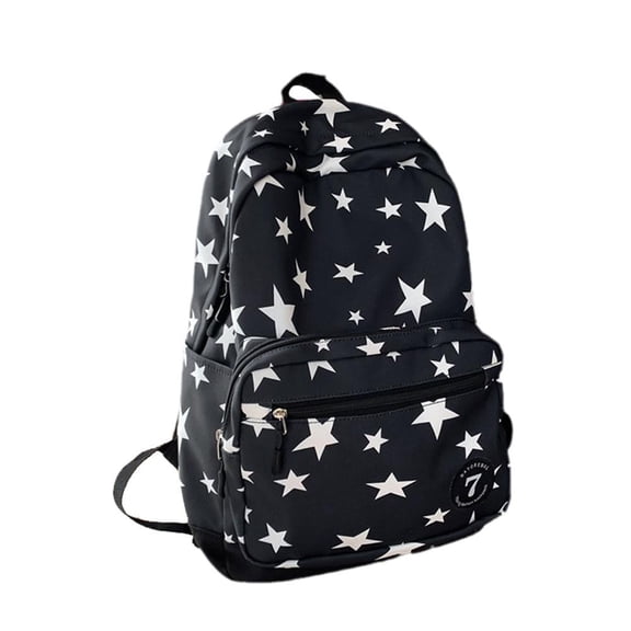 Star Printed Backpack Bookbag Student School Casual Fashion Nylon Travel Hot M8 K8X9 J