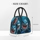 thumbnail image 2 of Disketp Cartoon Cute Shark Bolsa Térmica para Almuerzo, Lonchera con Abertura Amplia y Gran Capacidad, Organizador Reutilizable para Mujeres, Hombres y Adultos, 2 of 6