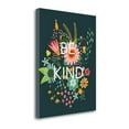 thumbnail image 2 of Groovy Florals I Be Kind By Lamai Mccartan, 35" x 45" Fine Art Giclee Print on Gallery Wrap Canvas, Ready to Hang, 2 of 2