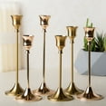 thumbnail image 2 of 3pcs/set Metal Candelabra Candle Holder Wedding Table Centerpieces Stand Candelabrum Desktop Home Decoration, 2 of 14