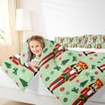 thumbnail image 4 of Homewish Xmas Nutcracker 3-Piece Full Size Comforter Sets for Kids Children Teens,Merry Christmas Bedding Comforter Set,Happy New Year Lightweight Bedding Sets,Microfiber Bedroom Decor,Reversible, 4 of 8