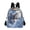 Snow Wolf Under Moon, variant on JIALIOU Mini Backpack Purse for Women Quilted Casual Daypack Small Travel Shoulder Bag, Forest Wolf Moon