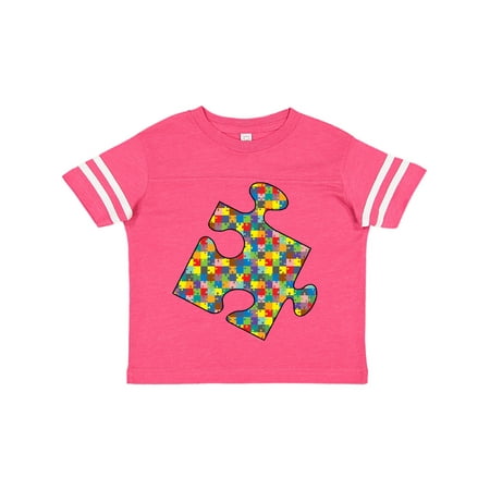 

Inktastic Jigsaw Patterned Jigsaw Piece Gift Toddler Boy or Toddler Girl T-Shirt