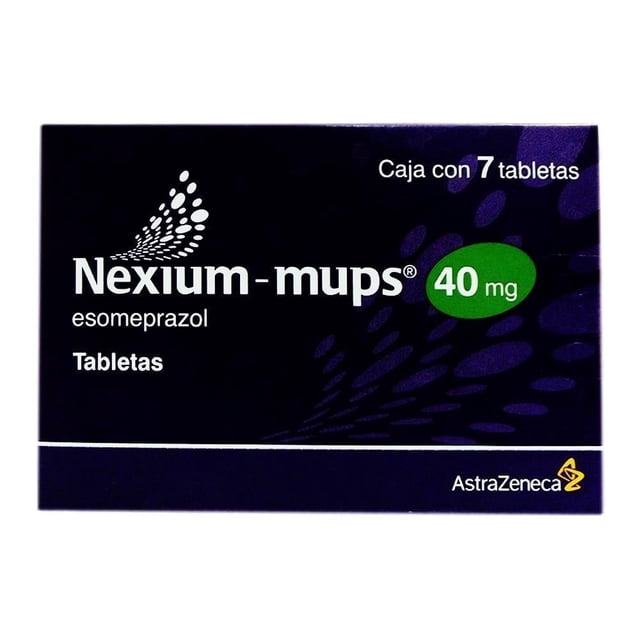Nexium-mups Esomeprazol 40 mg 7 tabletas