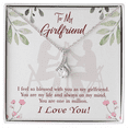 thumbnail image 2 of To My Girlfriend One in Million Alluring Ribbon Necklace Message Card, 2 of 7