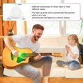 thumbnail image 3 of 3PCS LED Guitar Pick Bass Plectrum Light Up Beat Pick Glowing Picks with Lights for Ukulele Electric Guitar, 3 of 5