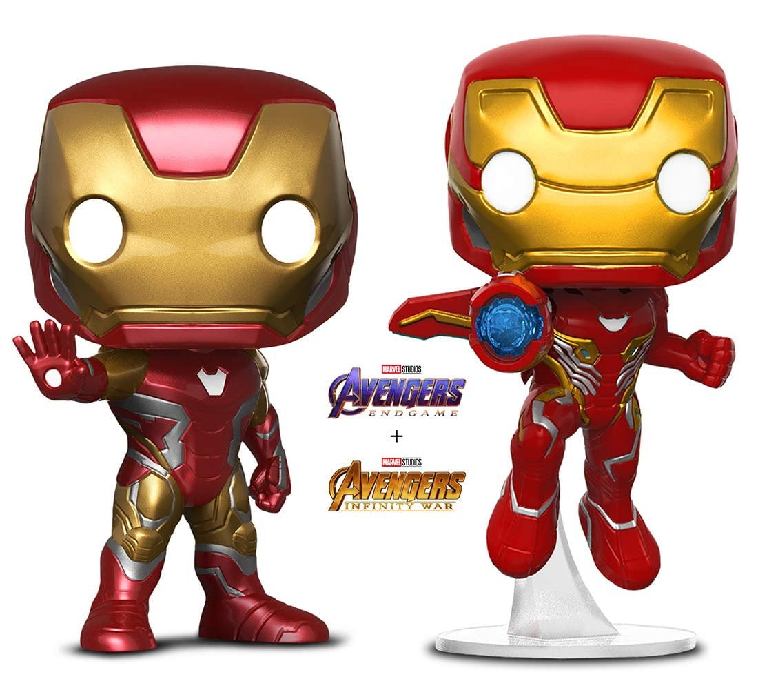 Warp Gadgets Bundle - Funko Pop Marvel Avengers: Endgame - Iron Man Box Lunch Exclusive and