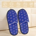 thumbnail image 2 of Balery Hockey Pantuflas de Casa de Felpa Silenciosas con Diseño Estampado, Zapatillas Cómodas Antideslizantes de Algodón para Interior-Large, 2 of 8