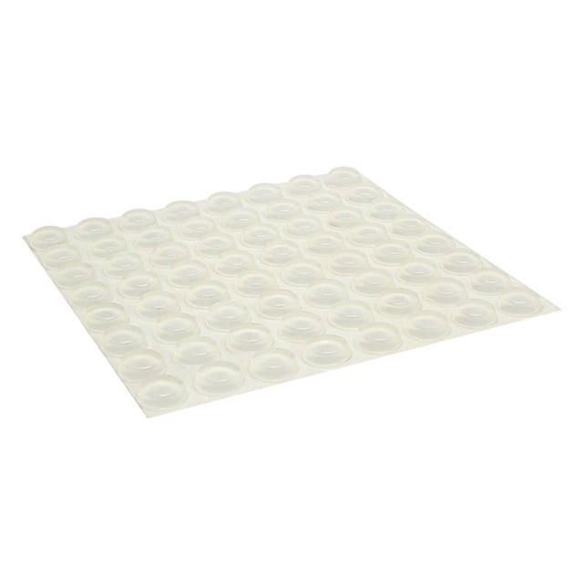 Hioecau Tampons de Pare-Chocs Transparents pour Armoire, Ensemble de Tampons en Silicone Auto-Adhésifs, Pare-Chocs Ronds pour Porte d'Armoire et Tiroir, pour Armoires de Cuisine, Planches à Découper, Cadres Photo