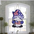 thumbnail image 5 of TERGAYEE Independence Day Welcome Sign,Wooden Hanging Door Decor 4th of July Wood Wreaths Front Door Decorations for Presidents Day Labor Day Outdoor Farmhouse Porch, 5 of 9