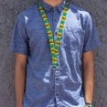 thumbnail image 2 of Scooby Doo Lanyard, Scooby Doo Pose and Dog Tag Blocks Yellow Blue, Elastic, 2 of 4