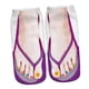 thumbnail image 3 of Calcetines con estampado de manicura, calcetines divertidos, novedad, calcetines casuales para niñas, calcetines tobilleros, calcetines con patrón 3D estilo B Yinane calcetines estampados, 3 of 8