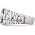 thumbnail image 2 of Men Special Wedding Band Rings Princess Cut White Diamond 925 Sterling Silver With 14K Black Gold Over, 2 of 2