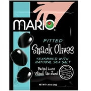 Mario Camacho Brineless Pouch .. .. Olives, Natural Sea .. Salt .. Ripes, 1.05 .. Ounce (Pack .. of .. 12)