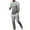 Gray, variant on UVEASISHA Two Piece Sweatsuit Sets for Men Mens Gradient Long Sleeve Tracksuit Outfit Crewneck Pullover Sweatshirt and Sweatpant 2 Piece Casual Jogger Suit Set