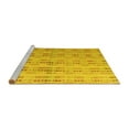 thumbnail image 2 of Ahgly Company Machine Washable Indoor Rectangle Abstract Yellow Modern Area Rugs, 8' x 12', 2 of 4